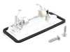 ES#4039654 - 8E0943022B - License Plate Light Assembly - Right - includes bulb and hardware. - Vemo - Audi