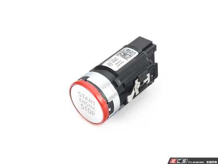 ES#3181427 - 8W1905217E - Start/Stop Switch - Black/Red - Located on the center console - For vehicles with push-button start - Genuine Volkswagen Audi - Audi