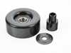 ES#3432487 - 99610211856 - Accessory Drive Belt Upper Deflection Roller - Located on the front of the engine between the A/C compressor and the tensioner pulley - Hamburg Tech - Porsche