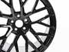 ES#3015500 - 4S0601025AB - 20" Black Optic R8 Wheel - Rear - Priced Each  - 20"x11" 5x112 ET47 Black Optics Finish (UJ2) - Center cap not included - Genuine Volkswagen Audi - Audi