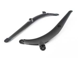 ES#4040072 - 028148tms09KT - Carbon Fiber Corner Braces - Gloss - Upgrade your chassis' rigidity & under hood aesthetic with beautiful glossy Carbon Fiber - Turner Motorsport - BMW