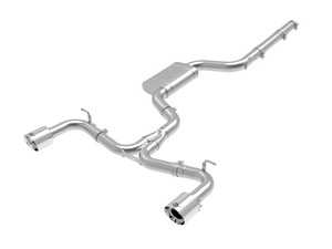 ES#4039876 - 49-36422-P - MK7.5 GTI 2.0T Cat Back Exhaust - Mach Force stainless steel exhaust with dual 4.5" polished stainless tips - AFE - Volkswagen