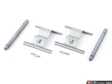 ES#414746 - 7L0698269 - Rear Brake Pad Securing Kit - Includes both front caliper slide bolts and rattle clips. - Genuine Volkswagen Audi - Audi Volkswagen
