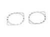 ES#4000833 - 5017529 - Xenon Projector Headlight Set - Black - Features angled LED daytime running lights and projector housings - Spyder - Volkswagen