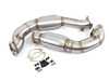 ES#3984909 - 10902011 - VRSF 3" Stainless Steel Catted Downpipes - 3" Stainless Steel Downpipes with High Flow Catalytic Converter - VRSF - BMW