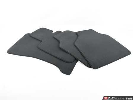 ES#123032 - 51477128123 - E66 Set Of Floor Mats - Anthracite - Genuine BMW Floor Mat Set Front And Back - Genuine BMW - BMW