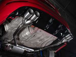 ES#4039580 - 027366ecs0103KT - MK7 Jetta Borla Quad Tip Cat-Back Exhaust System - With ECS ABS Rear Diffuser - Enhance your exhaust note while upgrading visual appeal - Assembled By ECS - Volkswagen