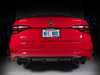 ES#4039580 - 027366ecs0103KT - MK7 Jetta Borla Quad Tip Cat-Back Exhaust System - With ECS ABS Rear Diffuser - Enhance your exhaust note while upgrading visual appeal - Assembled By ECS - Volkswagen