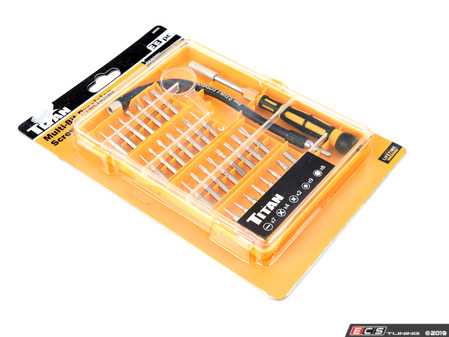 ES#4033459 - TIT16093 - Titan 33-Piece Multi-Bit Precision Screwdriver Set - 33 pc multi-bit precision screwdriver set - Titan - Audi BMW Volkswagen Mercedes Benz MINI