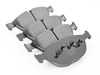 ES#4000407 - HB676B.780 - Front HPS 5.0 Performance Brake Pad Set - Next generation high performance street brake pad offering greater stopping power and pedal feel, with very low dust and noise - Hawk - BMW