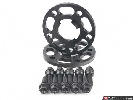 ES#3613675 - ls-1012mmKT -  Rennline Wheel Spacer Kit - 12mm  - Includes one pair of 12mm spacers and black zinc coated extended-length lug bolts for your Porsche - Rennline - Porsche