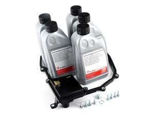 ES#3618786 - 09G325429Hkt -  6 - Speed automatic transmission service kit - without Service Tool - Includes Febi fluid and Genuine VW filter and a pan gasket for a complete service. - Assembled By ECS - Volkswagen