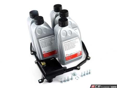 ES#3618786 - 09G325429Hkt -  6 - Speed automatic transmission service kit - without Service Tool - Includes Febi fluid and Genuine VW filter and a pan gasket for a complete service. - Assembled By ECS - Volkswagen