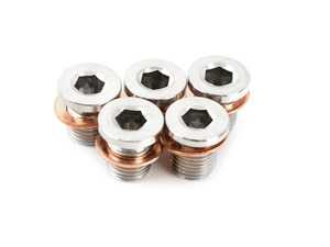 ES#3188417 - 090-182 - Oil Drain Plugs - Pack of 5 - Includes crush washer. 14x1.5 x17 - Dorman - Audi Volkswagen
