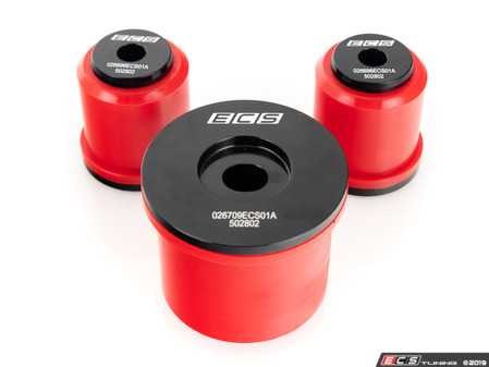 ES#4043203 - 026709ECS09 - Complete Performance Polyurethane Differential Bushing Set - 95A - Engineered In-House to improve power delivery and handling, with a superior lifespan over soft OE rubber bushings - ECS - BMW
