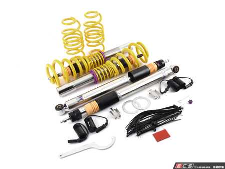 ES#2619533 - 35210097 - V3 Series Coilover Kit - With EDC Deactivation Kit - The ultimate in coilover technology, featuring double adjustable damping - KW Suspension - Audi