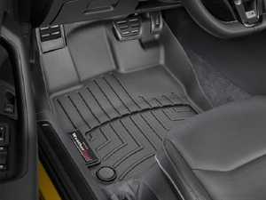 ES#4036143 - 4413091 - front FloorLiner DigitalFit - Black - Laser measured for perfect fitment and ultimate protection against moisture and debris - WeatherTech - Volkswagen