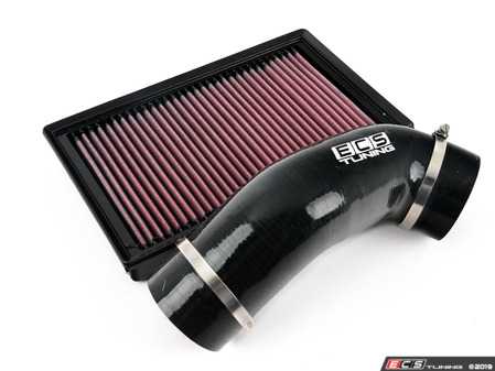 ES#4040274 - 027103ECS01KT - Tiguan MQB OE Performance Induction Package - Includes our ECS Silicone Turbo Inlet Hose and ECS Exact-Fit High Flow Air Filter! - ECS - Volkswagen