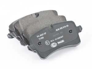 ES#3981299 - 4H0698451A - Rear Brake Pad Set - Includes brake pad sensor wires - Pagid - Audi