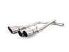 ES#4039573 - 140764SB - Borla S-Type Quad Exit Cat-Back Exhaust System - 2.5" stainless steel with quad exit brushed tips - Borla - Volkswagen