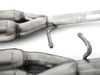 ES#4039573 - 140764SB - Borla S-Type Quad Exit Cat-Back Exhaust System - 2.5" stainless steel with quad exit brushed tips - Borla - Volkswagen