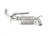 ES#4039580 - 027366ecs0103KT - MK7 Jetta Borla Quad Tip Cat-Back Exhaust System - With ECS ABS Rear Diffuser - Enhance your exhaust note while upgrading visual appeal - Assembled By ECS - Volkswagen
