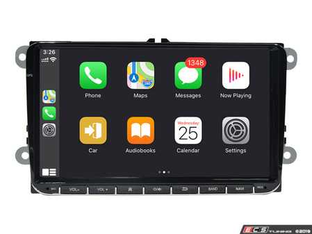 ES#4932038 - 021488BRP09-UIS6 - 9" Android Multimedia System - With CarPlay & Android Auto - Features an 8-core processor running Android 14 making it one powerful plug and play radio upgrade! Features wireless CarPlay and Android Auto! - Bremmen Parts - Volkswagen