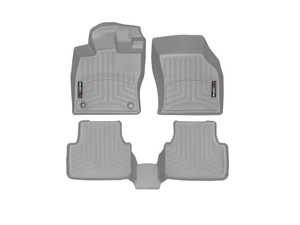 ES#4040451 - 461317-1-2KT - Front & Rear FloorLiner DigitalFit - Grey - Laser measured for perfect fitment and ultimate protection against moisture and debris - WeatherTech - Volkswagen