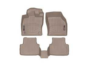 ES#4040452 - 451317-1-2KT - Front & Rear FloorLiner DigitalFit - Tan - Laser measured for perfect fitment and ultimate protection against moisture and debris - WeatherTech - Volkswagen