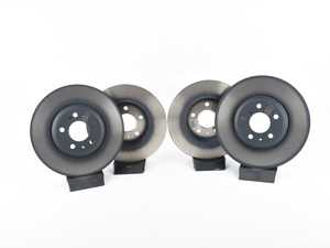 ES#3690057 - 8k0615301akt4KT - Front & Rear Brake Service Kit - Featuring genuine Audi rotors and pads - Genuine Volkswagen Audi - Audi