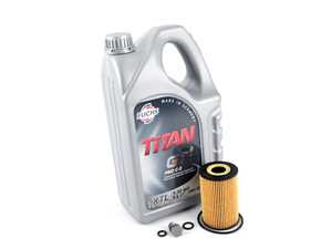 ES#3144642 - 03L115562ZKT - Oil Service Kit - Featuring Hengst oil filter and Fuchs 5w-30 engine oil - Assembled By ECS - Volkswagen