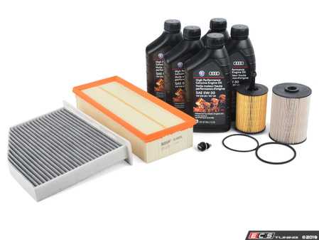ES#2739489 - 1K0127434BOE2KT -  40k Service Kit - With ECS Magnetic Drain Plug - Everything you need to complete your scheduled maintenance - Assembled By ECS - Volkswagen