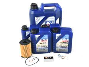 ES#3658951 - 83212365945KT5 - Liqui Moly Longtime High Tech Oil Change Kit / Inspection I - Everything you need for a comprehensive oil service, including Liqui Moly oil and Hengst filter - Assembled By ECS - BMW