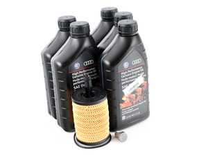 ES#253151 - MK5TDI3KKTLD -  Genuine Oil Service Kit - Includes Genuine oil filter and Genuine 0w-30 oil - Genuine Volkswagen Audi - Audi Volkswagen