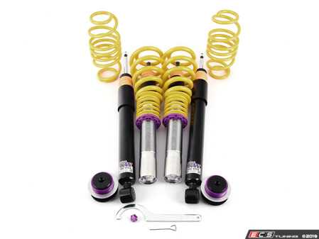 ES#2092125 - 15210075 - KW V2 Series Coilover Kit - Variant 2 coilovers offer sport handling with adjustable rebound dampening - KW Suspension - Audi