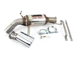 ES#4608447 - 04602-44KT - E9X Supersprint Stainless Exhaust - Axel Back  - Increased performance and sound with this SuperSprint axel back exhaust featuring single 90mm exhaust tips! - Supersprint - BMW