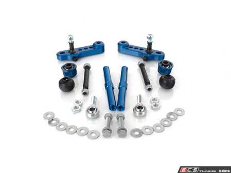 ES#4033272 - 022961TMS10 - E36 Drift Steering Angle Kit - Increase your steering angle and response, while correcting your suspension geometry! Only for cars lowered with Coilover suspension. Requires E46 Control arms. - Turner Motorsport - BMW