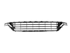 ES#3423690 - 5G0853671MFOD - Center Grille - Black High Gloss/Polished Chrome - Located in lower front bumper - Genuine Volkswagen Audi - Volkswagen