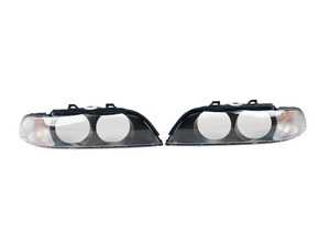 ES#3035406 - 9ES152179-801 - E39 528i/540i Headlight Lenses with Euro Clear Turn Signals (pair) - (NO LONGER AVAILABLE) - Hella - 