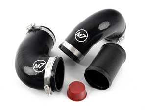 ES#3690937 - 56-330201 - Cold Side Intercooler Elbow Kit | Gen 2 Turbocharged MINI Cooper - Black - Upgraded Silicone hoses and short section: noise generator delete on earlier engines - M7 Speed - MINI