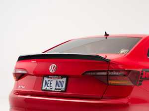 ES#3660011 - 027379ECS01 - MK7 Jetta Trunk Spoiler - Gloss Black - Add a touch of style to your VW - ECS - Volkswagen