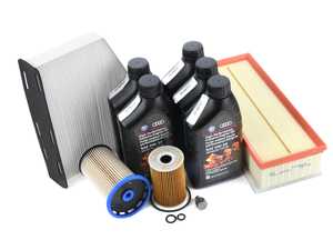 ES#2635422 - B7TDI40KKT1 - 40k Service Kit - Kit including oil and all the required filters to keep your TDI running efficiently - Genuine Volkswagen Audi - Volkswagen