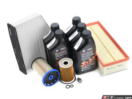 ES#2635422 - B7TDI40KKT1 - 40k Service Kit - Kit including oil and all the required filters to keep your TDI running efficiently - Genuine Volkswagen Audi - Volkswagen