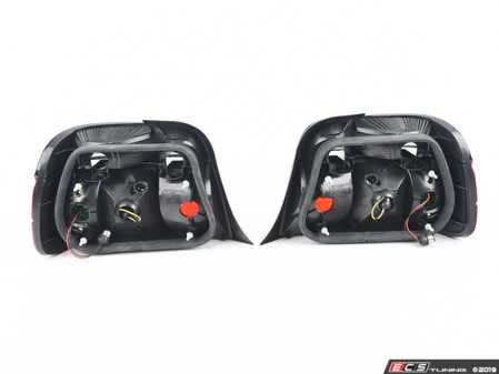 ES#2808288 - 4441935PXBESR - LED smoked Tail Light Set  - (NO LONGER AVAILABLE) - Plug & play red/clear Euro look tail lights. - Depo - 