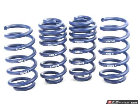 ES#3660927 - 50390 - Sport Spring Set - Unrivaled comfort and performance - Average lowering of 1.6"F 1.7"R - H&R - Audi