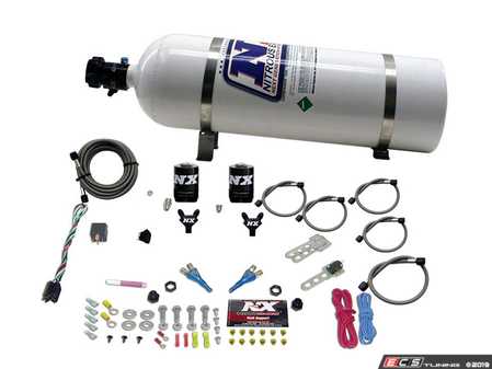 ES#4044107 - NEX20816 - Dual Nozzle BMW EFI Nitrous Kit - (NO LONGER AVAILABLE) - This kit comes packaged with dual Shark Nozzles which allow adjustability from 50 to 300hp. - Nitrous Express - 