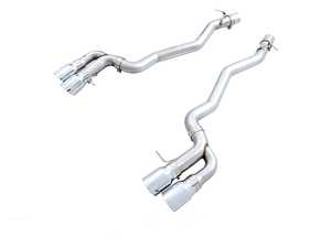 ES#4044154 - GRP-EXH-BWF90M51 - AWE Track Edition Axleback Exhaust - F90 M5 - Choose from Chrome Silver and Diamond Black finishes. - AWE - BMW