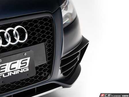 ES#3697647 - 027962ECS01 - Audi B8 A4/S4 Gloss Black Grille Accent Set - Pre Facelift - Upgrade your exterior styling - ECS - Audi