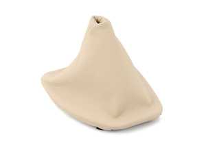 ES#2578114 - 25117587475 - Leather Gear Lever Cover - Creambeige - Genuine BMW - BMW