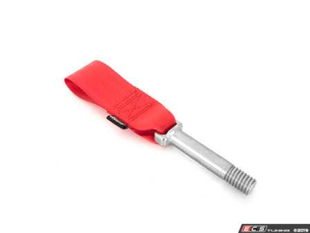 ES#3569428 - 023419ECS01-03 - B6 A4/S4 Race Tow Strap - Red - (NO LONGER AVAILABLE) - Look great on the track or street! - ECS - 